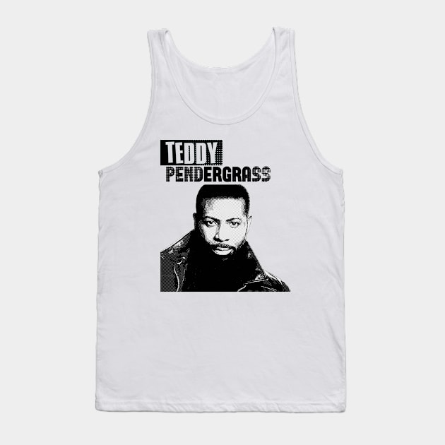 Teddy pendergrass // Style retro // Halftone Tank Top by Degiab